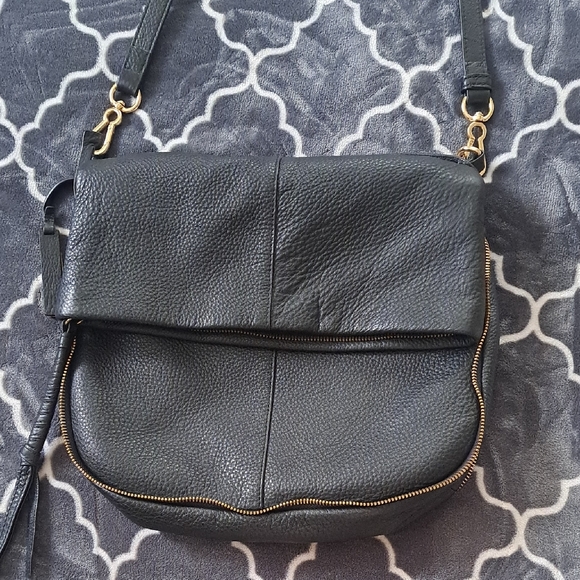 Vince Camuto Black Leather Crossbody Bag - Picture 9 of 15